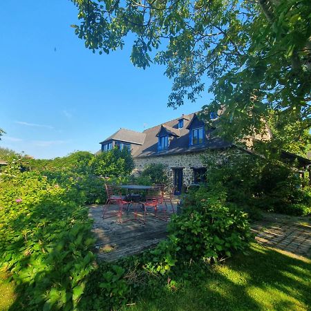 Maison En Pierre Dans Son Nid De Verdure Roz-Landrieux 외부 사진