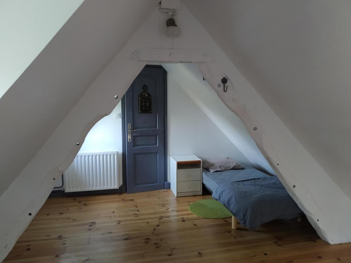 Maison En Pierre Dans Son Nid De Verdure Roz-Landrieux 외부 사진